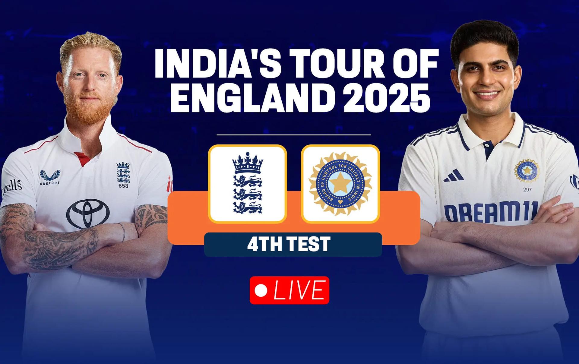England vs India 4th Test Live Streaming: Where to Watch Today